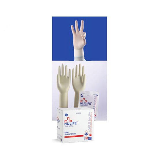 Nulife Sterile Powdered Gloves Size 7 per pair