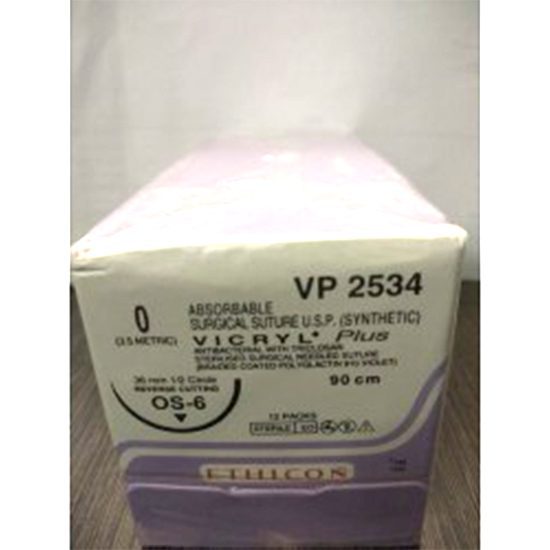 Vicryl 0, VP2534, OS Needle