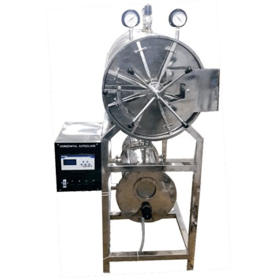 TAI-909 Horizontal Cylinderical Tripple Walled High Pressure Autoclave (Vacuum Drying System)-All S.S.