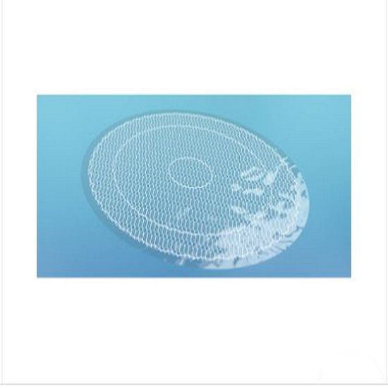 Clear composite mesh oval shape