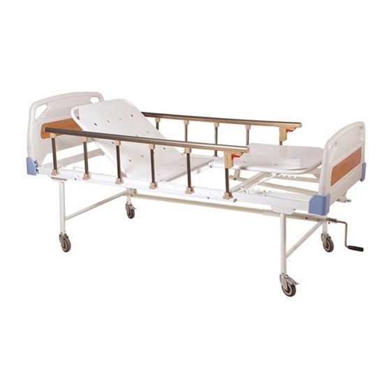 Hospital Fowler Bed DX ABS Panels and collapsible railing