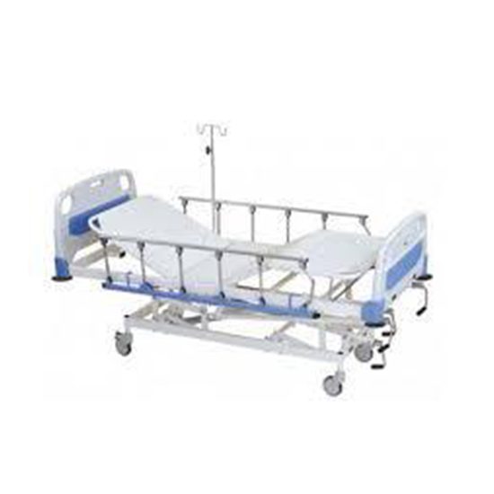 ICU Bed Hyadraulic with Sunmica Panels and collapsible railing