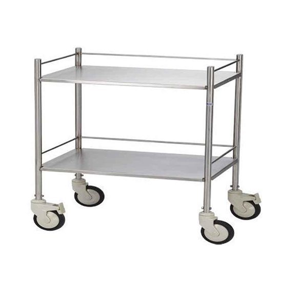 Instrument Trolley SS tops with 2 inch wheels