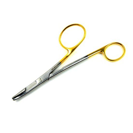 Needle Holder Ryder T.C. 6 inch T.C. Gold Handle