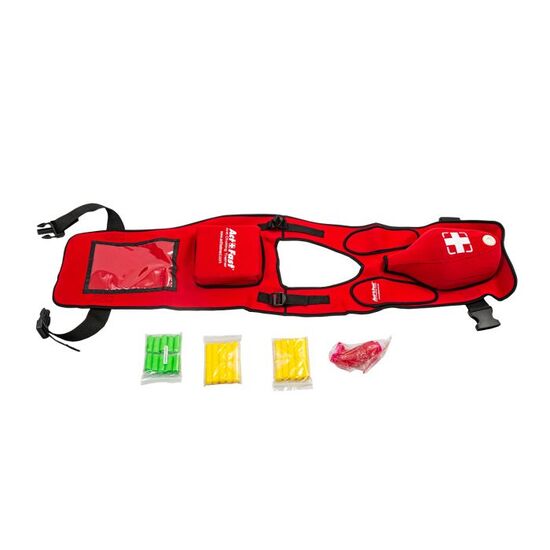 Act+Fast Rescue Choking Vest – Red with Slap Back