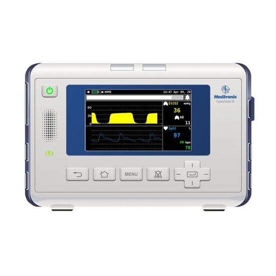 Medtronic Capnostream 35 Patient Monitor Screen Simulation for REALITi 360