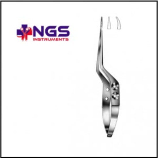 Yasargil Needle Holder Bayonet Shape Tungsten Carbide Tip