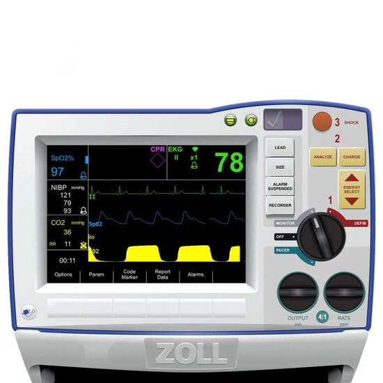 Zoll R Series Patient Monitor Screen Simulation for REALITi 360