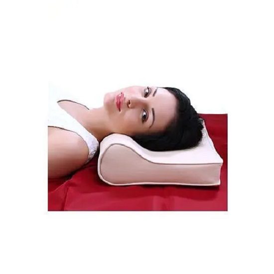 Beige, Blue Cervical Ortho Pillow, Size: Universal