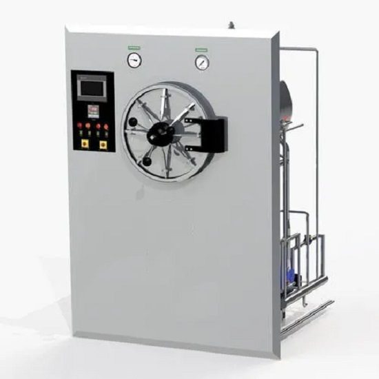 Fully automatic cylindrical steam sterilizer