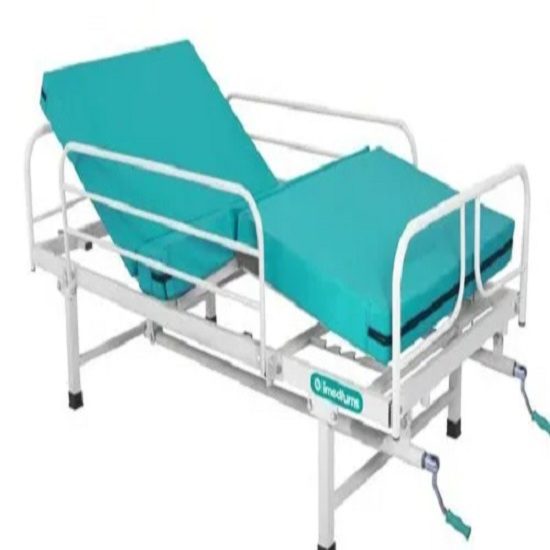 Head And Foot Elevated Hospital Bed With Foam Bed