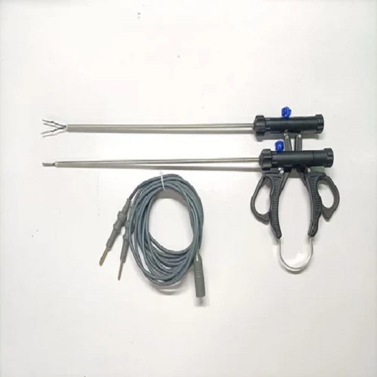Laparoscopic Bipolar Forcep X-Handle / U-Handle 5mmx330mm Reusable Surgical Instruments