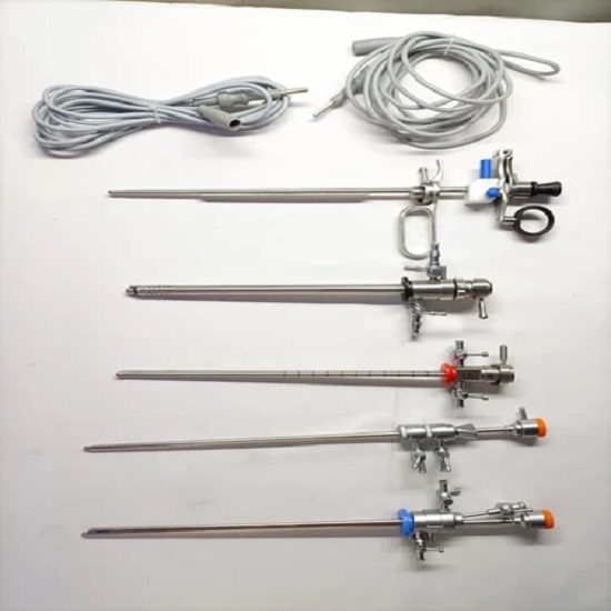 Laparoscopic Hysteroscopy Urology Sheath Working Element Reusable Surgical Instruments Set