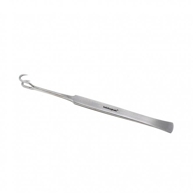 Tracheal Hook or Retractor Sharp Two Prongs