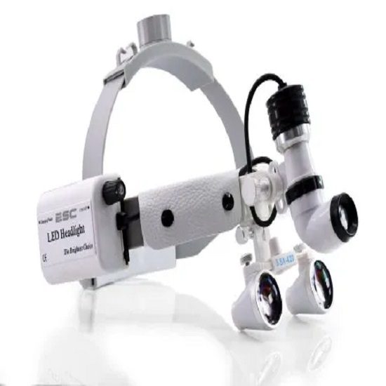 Dental ENT Headlight with Loupe Wireless Surgical Headlamp 10W