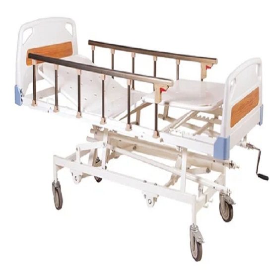 ICU Bed Hi-Lo Mechanical (ABS Panels & Side Railings) SS 105