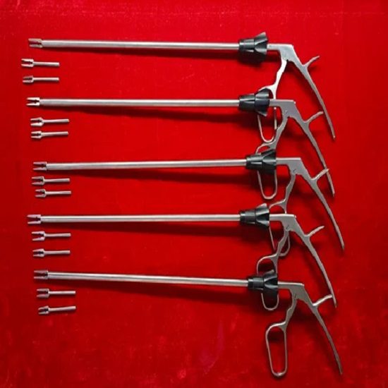 Laparoscopic Clip Applicator 10mmx330mm Small Jaw ( 3 in 1 ) High Quality Surgical Instruments