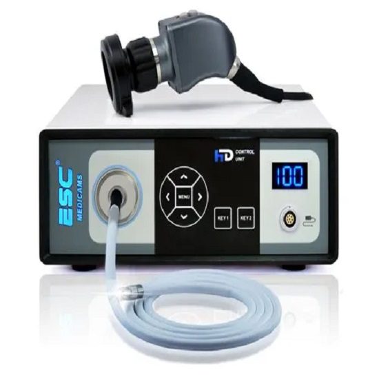 Portable Endoscopy Camera Combo Unit 3 in 1 HD ENT 1.2mp w/ 80 Watt Cold LED Light Source
