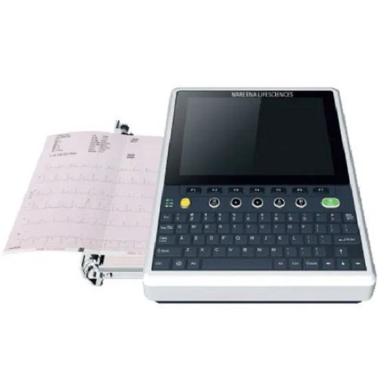 Nareena ECG Machine Twelve Channel With Soft Keypad