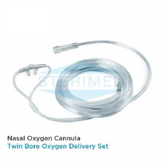 Nasal Oxygen Cannula - Twin Bore Oxygen Delivery Set