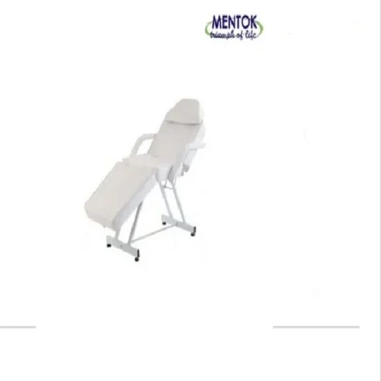 White Mentok Stainless Steel Derma Chair