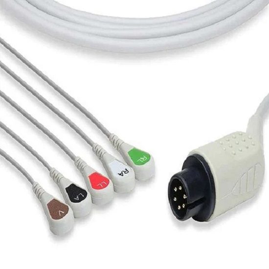 Contec Direct Connect 5 Leads Snap ECG Cable