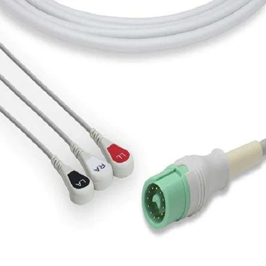 Mindray Direct Connect 3 Leads Snap ECG Cable