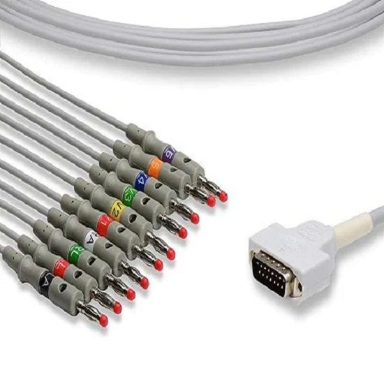 Schiller Direct Connect 10 Leads Banana ECG Cable