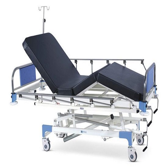 Medimek Manually Operated ICU Bed With SS Head And Foot Boards Mi-8002 CX